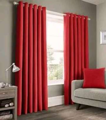 Curtains 3pcs red image 1
