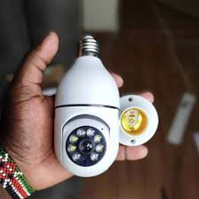 CCTV Camera WiFi 1080P Bulb Camera 360 Degree. image 2