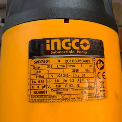 Ingco shallow 8M Head submersible pump image 2