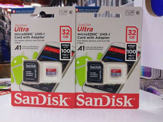 Original Sandisk Ultra 32GB microSDHC UHS-I Card image 1