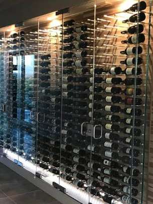Alluminium & glass wine racks both domestic & commercial. image 2