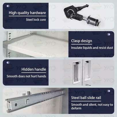 Office Cabinet : Full glass office storage cabinet image 3