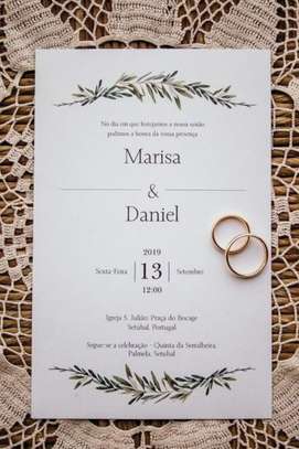 Elegant wedding brochure /Invitation card image 4