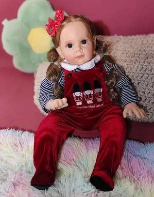60cm R&B Christmas Gift Reborn Silicone Baby Dolls image 1
