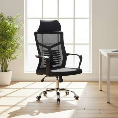 Executive Chairs : Swivel High-back Office Chair image 6