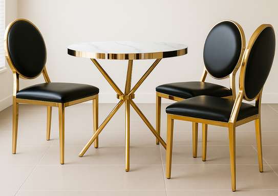 Dining Set: Premium Gold Frame Dining set image 5