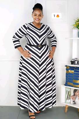 Stripped maxi dresses image 6
