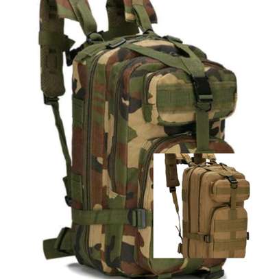 14 inch Military heavy duty hiking camping bag image 1