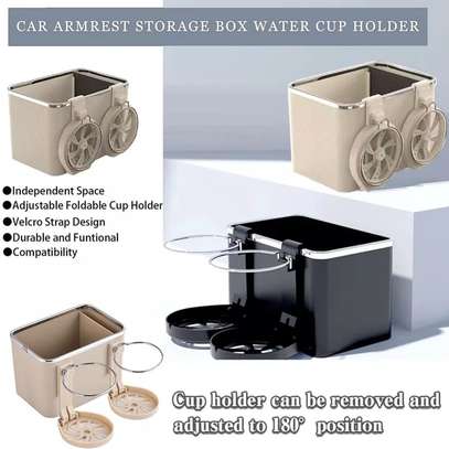 Multifunctional Storage Box Cup Drink Holder image 4