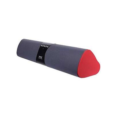 Wster WS-1822 Portable Wireless Speaker, MP3 Player & Radio - Red image 1