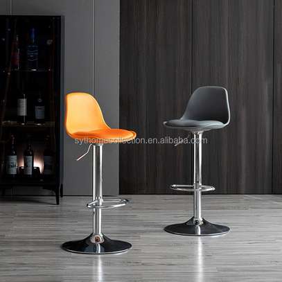 Barstool; Height Adjustable Swivel Barstool image 3