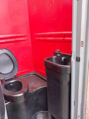 Durable Portable Toilet Heavy-Duty Plastic Blue image 6