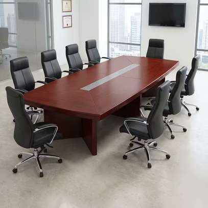 Executive 3-Meter Mahogany Meeting Table image 4