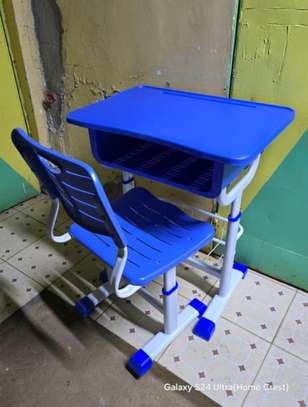 MDF Adjustable Kid's Desk and Chair image 7