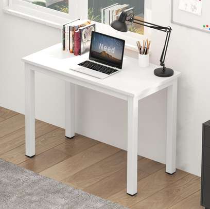 Wooden Metal Frame Computer Table image 7