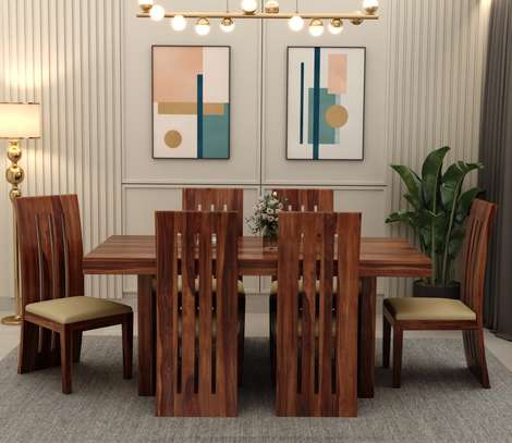 Mahogany 6-Seater Dining Set image 4