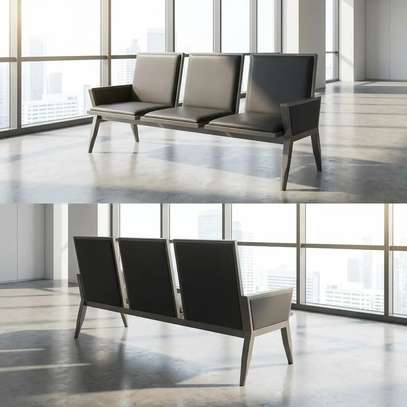 3 Seater Office Waiting Bench image 4