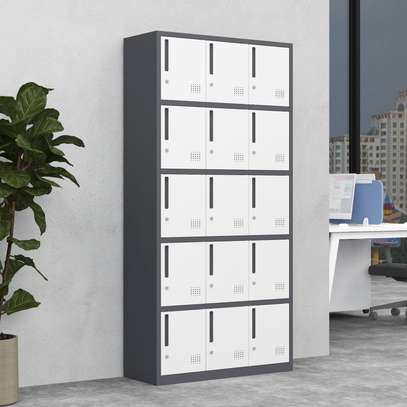 15-Locker Office Storage Cabinet image 3