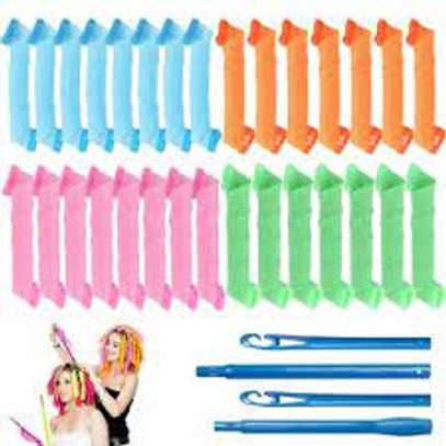 32PCS Spiral Hair Curlers, Magic Styling Kit image 3