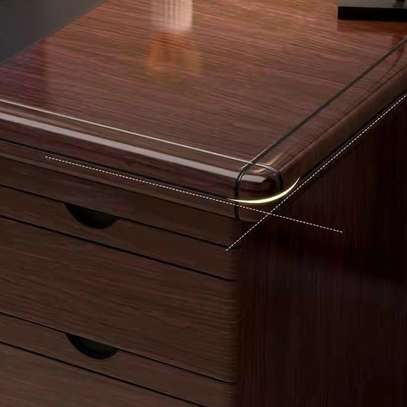 Office Desk: 140cm Mahogany Office Desk image 2