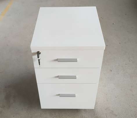 Metal Mobile Filing Cabinet – 3 Drawer Pedestal Locker image 1