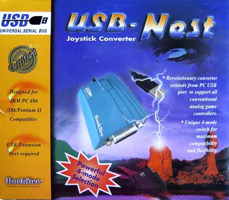 LOGITECH WINGMAN JOYSTICK WITH USB NEST JOYSTICK CONVERTER UNIVERSAL SERIAL BUS image 5