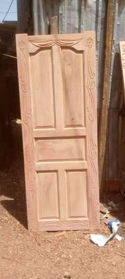Solid panel Mahogany door/security /main door image 3