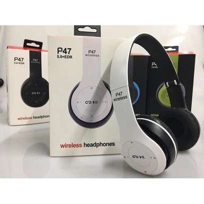 P47 BEST Wireless Headphones + FREE 1M AUX Cable image 2