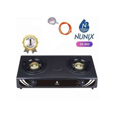 Nunix Table  Burner Gas Stove Cooker + Pipe & Regulator image 1