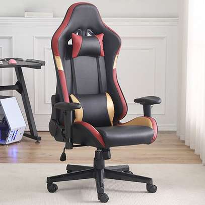 Office Chair: Home Azure Gaming Chair With Pillow image 1