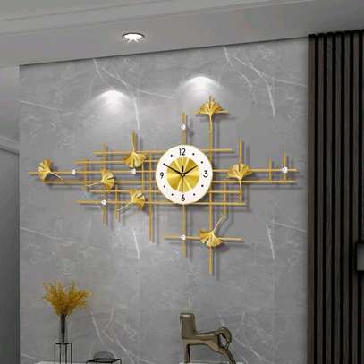 Metal Silent Wall Clock Luxury.Size image 3