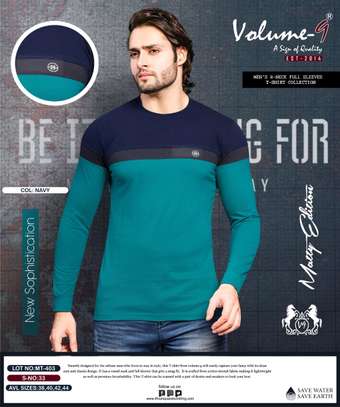Quality Long Sleeved Mens Cotton T Shirts
 38 to 44
Ksh.1500 image 3