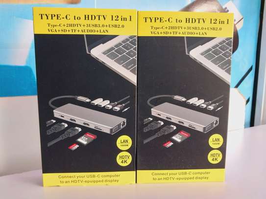 Type C to HDTV 12 in 1 USB Hub image 3