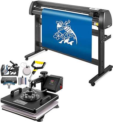 Heat Press12x15 inch T-Shirt  and  28 inch Plotter image 1