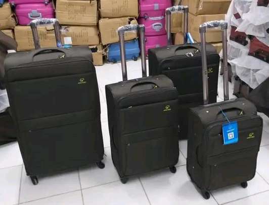 4 in 1 fabric suitcases image 1