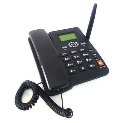 Desktop Wireless Telephone GSM Fixed Phone Dual Sim image 1