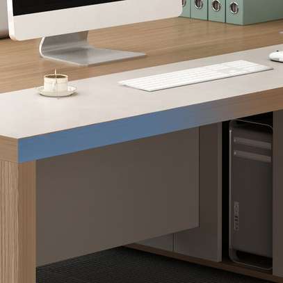 Office Desk: Executive Rectangular Office Desk For Homes image 3