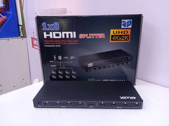 HDMI-Compatible 1.4 Splitter 1X8 High-Definition image 1