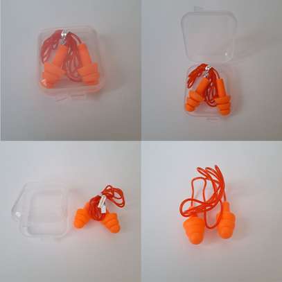 Silicon Ear Plugs Plastic Box Soundproof YELLOW BLACK ORANGE image 12