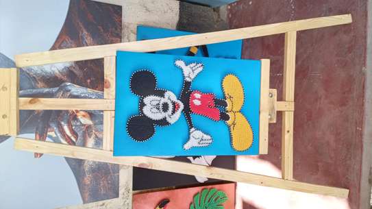 Mickey mouse string art image 2