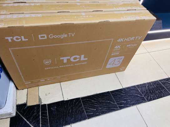TCL 43 inches smart uhd frameless tv image 1