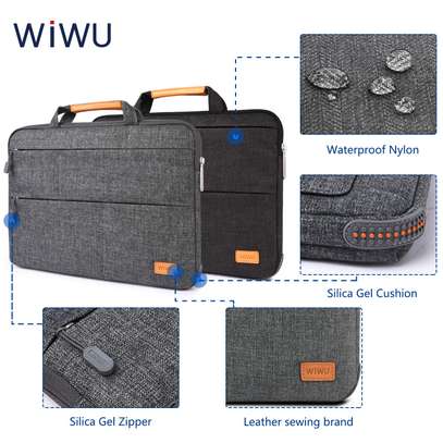 Smart Stand Sleeve Laptop Bag with Stand Case WiWU image 1