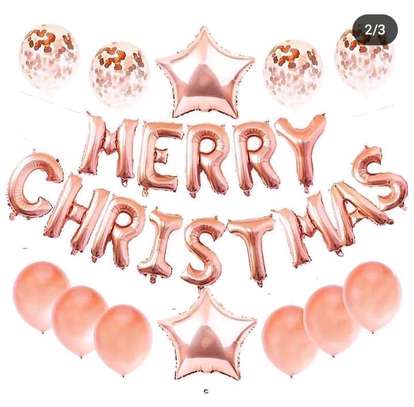Merry Christmas foil balloon image 1