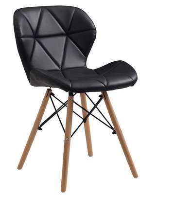 Dining Chair: Butterfly Leather Dining Eames Chair image 3