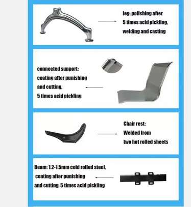 Two Seater Office Reception Bench image 6
