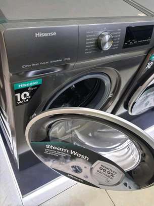 Hisense washing machine 10kg +6kg dryer Washing Machine image 1
