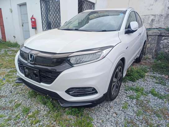 Honda Vezel Hybrid white 2018 image 3