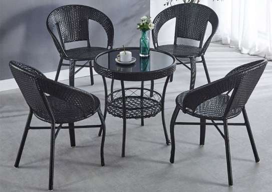 Dining Set : Comfortable Outdoor Dining Set image 1
