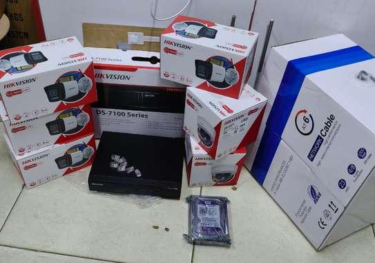 Hikvision 8Channel NVR 2mp IP Smart Hybrid CCTV Cameras image 1