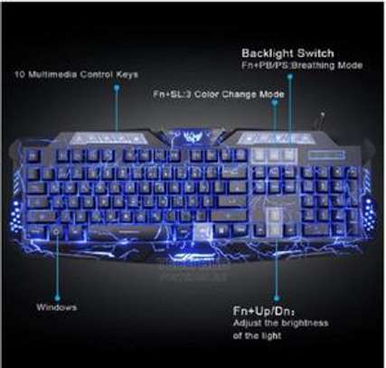 M200 3 Colour Backlit Gaming Keyboard image 1